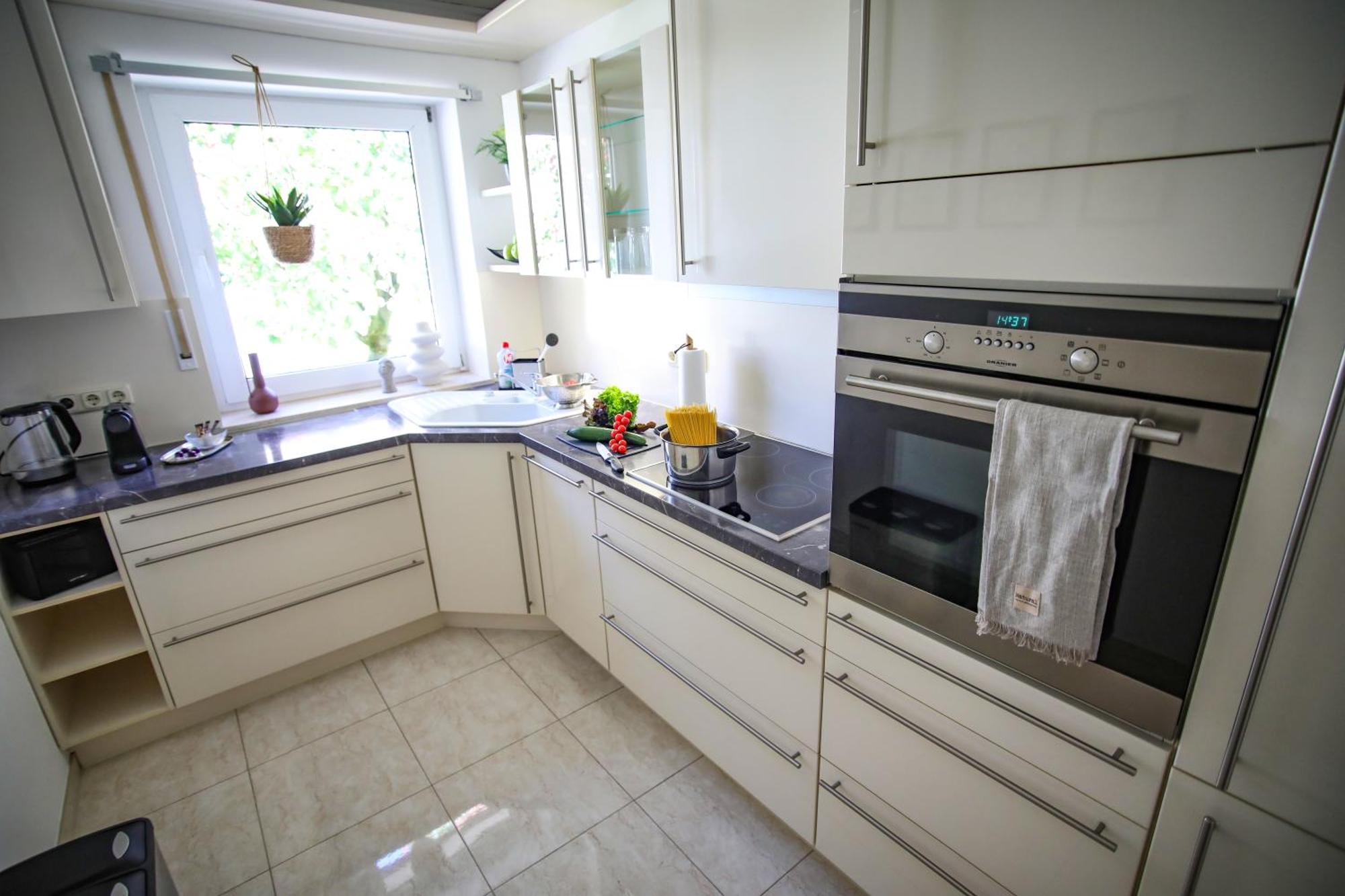 Appartamento Zentral - Gemuetlich - Kueche - Balkon - Garage Bad Lippspringe Esterno foto