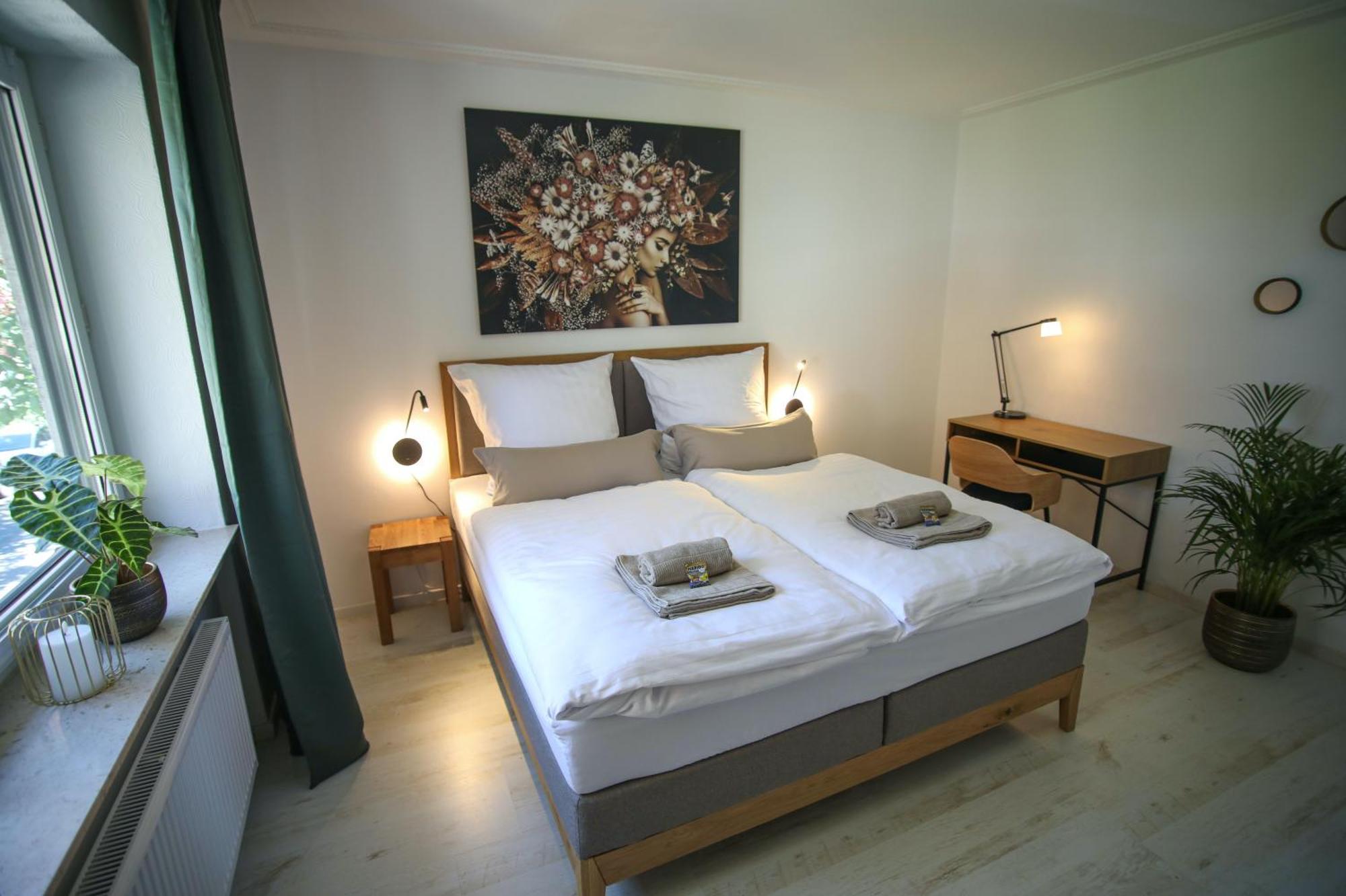 Appartamento Zentral - Gemuetlich - Kueche - Balkon - Garage Bad Lippspringe Esterno foto