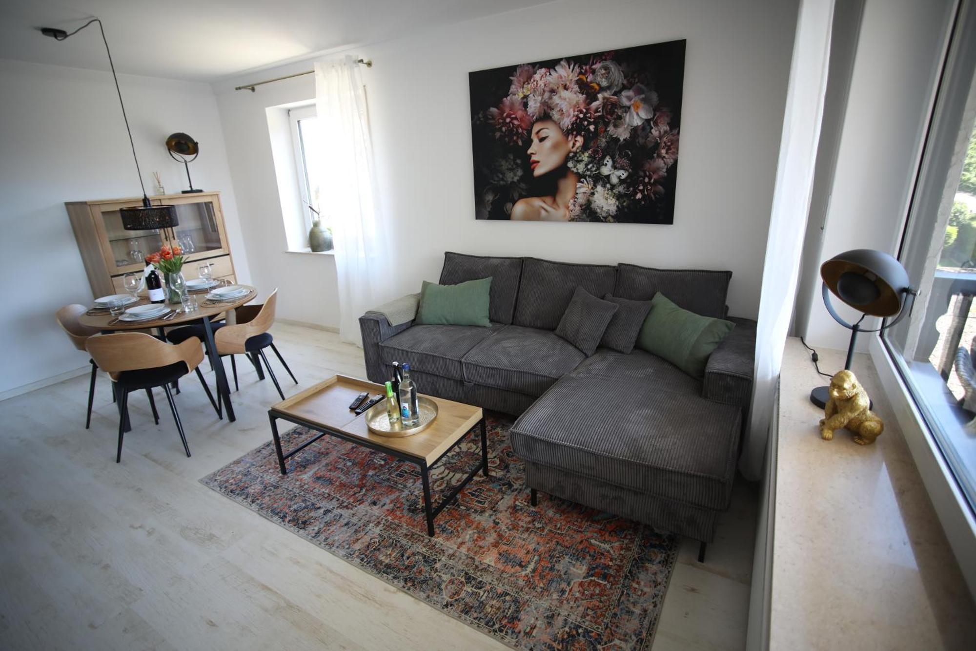 Appartamento Zentral - Gemuetlich - Kueche - Balkon - Garage Bad Lippspringe Esterno foto